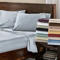 Egyptian Cotton 650 Thread Count Solid Color Pillowcase Set