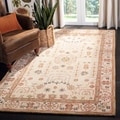 Handmade Treasured Sand Wool Rug (8' x 10')