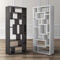 Unique Red Cocoa Wood Bookcase/ Display Cabinet