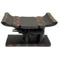 Handcrafted Elephant Head Stool (Ghana)