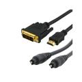 Eforcity HDMI to DVI and Digital Optical Audio TosLink Cable