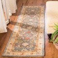 Handmade Legacy Light Blue Wool Runner (2'3 x 8')