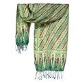 Silk Batik 'Jade Princess' Scarf (Indonesia)