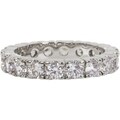 Simon Frank Gold Overlay Stackable Cubic Zirconia Eternity Band