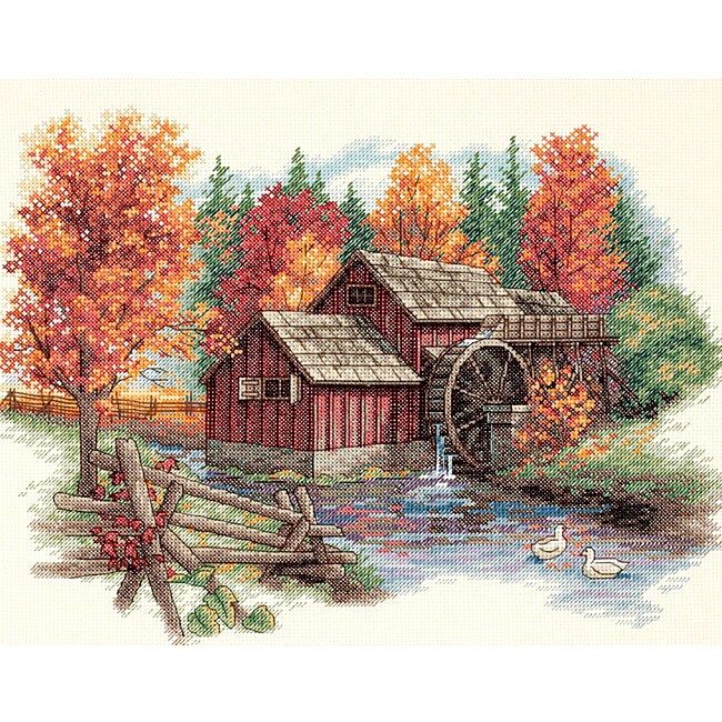 Glory Of Autumn Counted Cross Stitch Kit Overstock Shopping Big Cross stitch kit for kids pictures photos and images for facebook