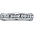 14k Gold 1/4 or 1/2ct TDW Diamond Wedding Band