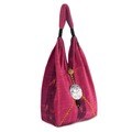 Cotton 'Hot Pink Thai' Shoulder Bag (Thailand)