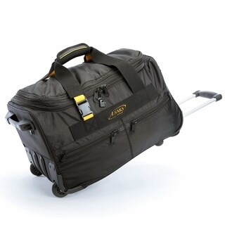 A.Saks Lightweight Expandable 20-inch Carry-On Rolling Upright Duffel Bag