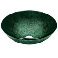VIGO Emerald Glass Vessel Bathroom Sink