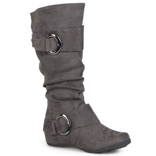 Bamboo by Journee Women's 'Jester-01' Slouch Boots with Buckle