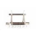 Oval Steel 16-hook Grid Pot Rack