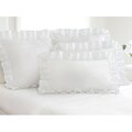Ruffled Lauren Eyelet Cotton-Polyester Pillow Shams (Pack of 2)