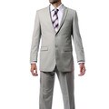 Ferrecci Men's Two-button Navy Blue Suit