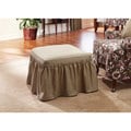 Cotton Classic Ottoman Slipcover