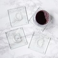 Custom Engraved Glass Coasters (Set of 4)