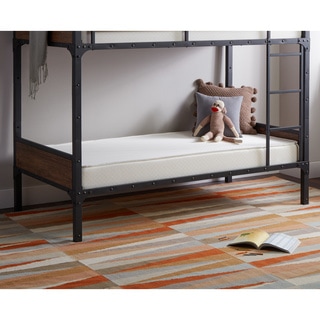 Select Luxury Reversible 6-inch White Bunk Bed Twin-size Foam Mattress (Pack of 2)