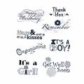 Autumn Leaves All-occasion Word Art Clear Stamps
