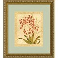 Gloria Eriksen 'Red Begonias' Framed Art Print