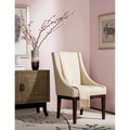 Safavieh Soho Creme Leather Arm Chair