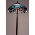 Tiffany-style Dragonfly Floor Lamp