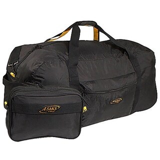 A.Saks 36-inch Lightweight Parachute Nylon Duffel Bag with Pouch