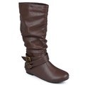 Glaze by Adi Women's Side Buckle Slouchy Flat Boots