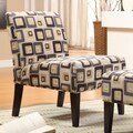 ETHAN HOME Decor Cube Print Accent Lounge Chair