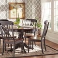 ETHAN HOME Mackenzie Country Black Dining Chair (Set of 2)