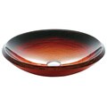 VIGO Magma Glass Vessel Bathroom Sink