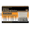 Black Bull Lock and Flat Washer 350-piece Assortment (Pack of 6)