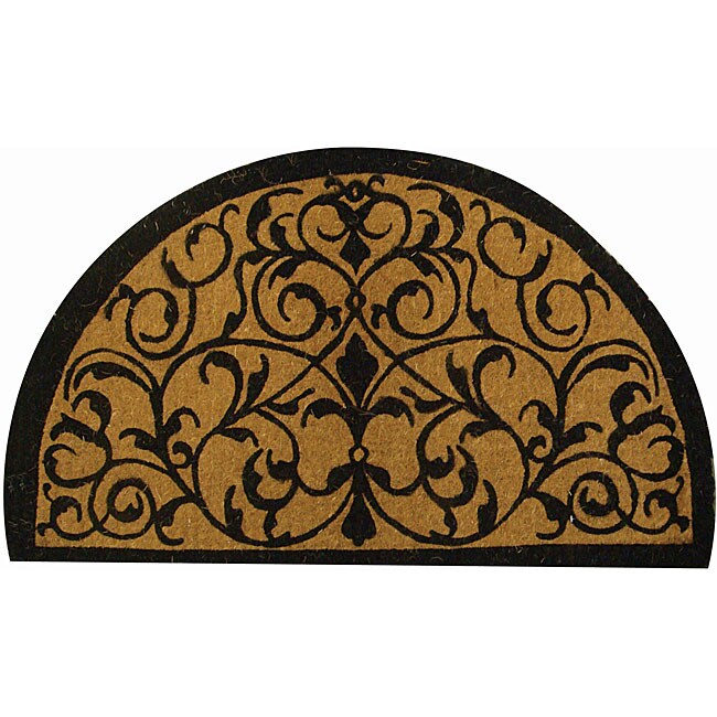 Half Round Iron Grate Extrathick Door Mat (2' x 3'4) Overstock