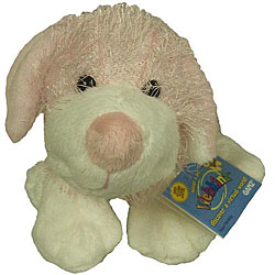 pink and white dog webkinz