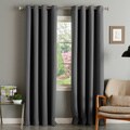 Grommet Top Thermal Insulated 84-inch Blackout Curtain Panel Pair
