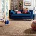 Hand-woven Weaves Natural-colored Fine Sisal Rug (9' x 12')