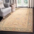 Handmade Legacy Brown/ Blue Wool Rug (8' x 10')