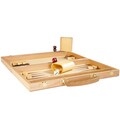 Deluxe Wooden Backgammon Set
