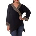 Cotton 'China Paths In Black' Blouse (Thailand)