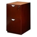 Mayline Mira Wood Veneer File/ File Pedestal for Credenza/ Return