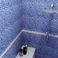 SomerTile 11x11-in Quarry Blue Cloud Porcelain Mosaic Tile (Pack of 10)