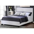 ETHAN HOME Tuscany Villa Queen-Sized White Upholstered Bed