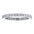 Beverly Hills Charm 14k White Gold 1ct TDW Diamond Eternity Band