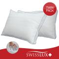 Swiss Lux Memory Loft Supreme European Styled Memory Foam and Fiber Gusseted Bed Pillows (Set of 2)