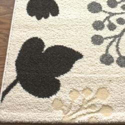 Alexa Euro Collection Spring Season Floral Ivory Rug (6'6 x 9'6)
