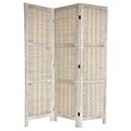 Woven Bamboo Matchstick 5.5-foot Room Divider (China)