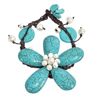 Cotton Rope Flower Bracelet (Thailand)