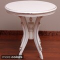 Handmade Kalepso Wood Circular Table (Indonesia)