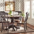 ETHAN HOME Mackenzie 5-piece Country Black Dining Set