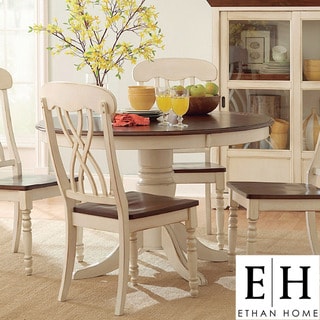 ETHAN HOME Mackenzie 5-piece Country Antique White Dining Set