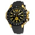 August Steiner Men's Stainless Steel Swiss Quartz Chronograph Watch