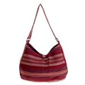 Cotton 'Garnet Synchronicity' Hobo Bag (Guatemala)